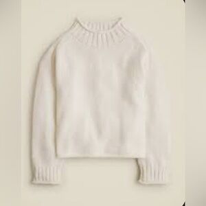 NWT J.Crew 2025 Rollneck Sweater Ivory Size XXS
